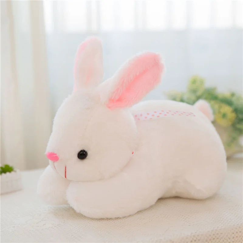 Blotona Lovely Kids Children Soft Plush Toy, Cute Cartoon Rabbit Fluffy Toy Simulation Doll Stuffed Toys for Baby Girlfriend