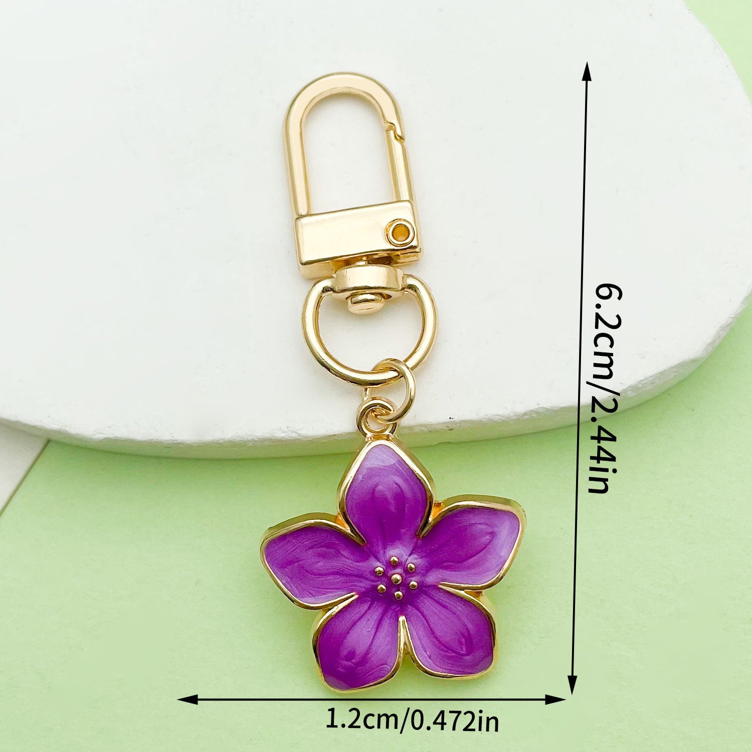 Handmade Enamel Flower Charmt