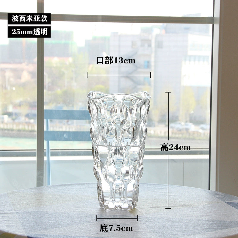 Handmade flower vase with beautiful waist