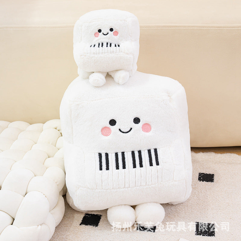 Mini Musical Instrument Plush Toys and Bag Charms, Soft Guitar, Piano, Guzheng and More for Music Lovers, 10–30 cm