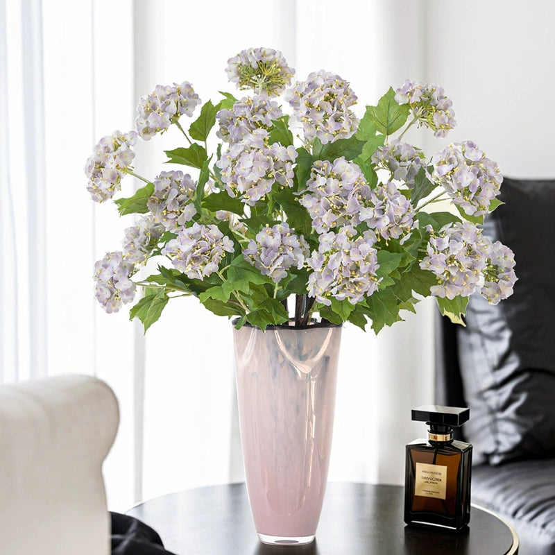 Pink Cream Wind Glass Vase