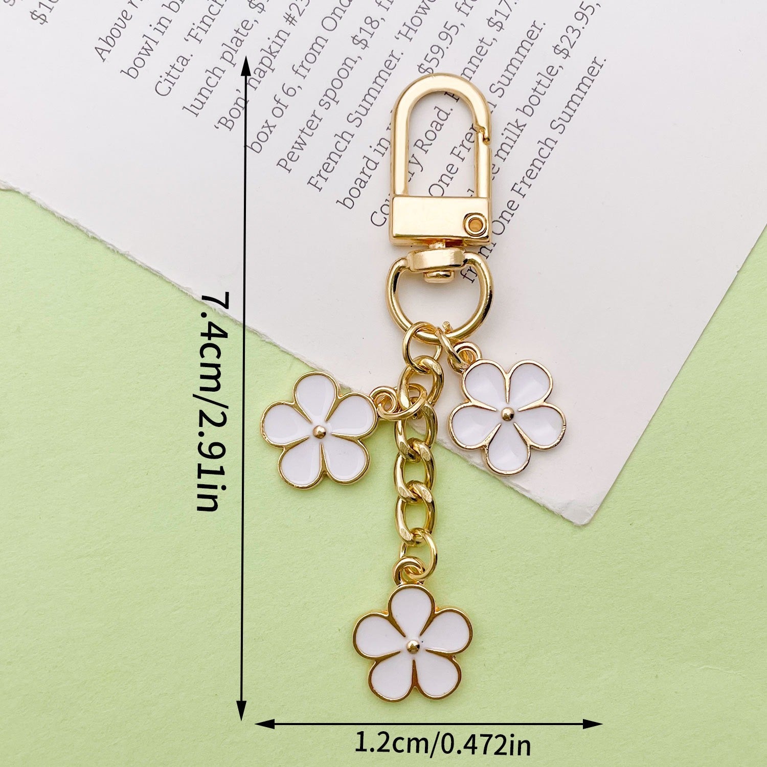 Handmade Enamel Flower Charmt