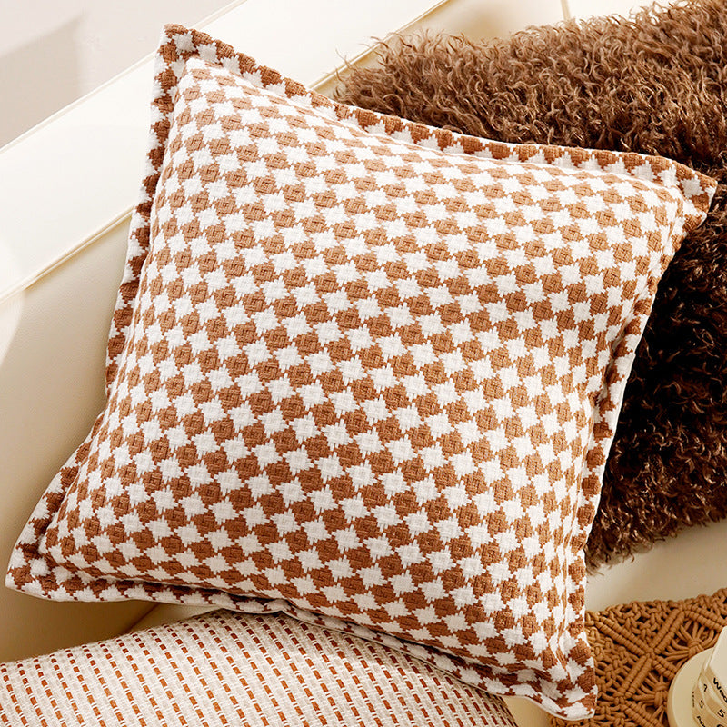 Warm Neutral Textured Pillow Covers, Dandelion, Moroccan Floral and Tufted Designs for Cozy Sofas and Bedrooms