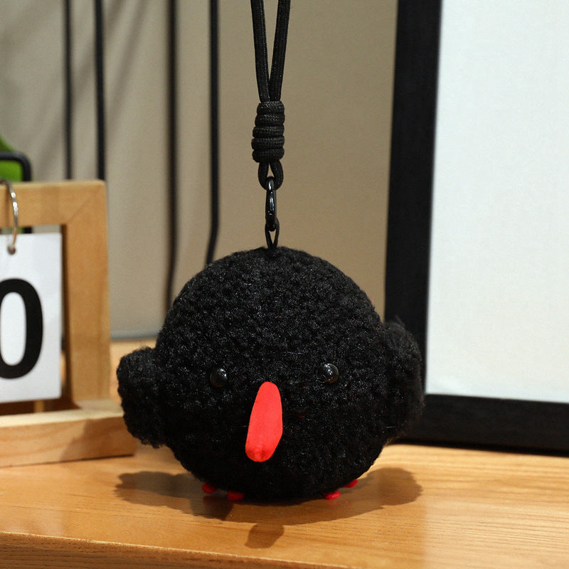 Mini Round Animal Plush Toys and Bag Charms, 10–15 cm Otter, Frog, Penguin, Pufferfish and More for Playful Gifts