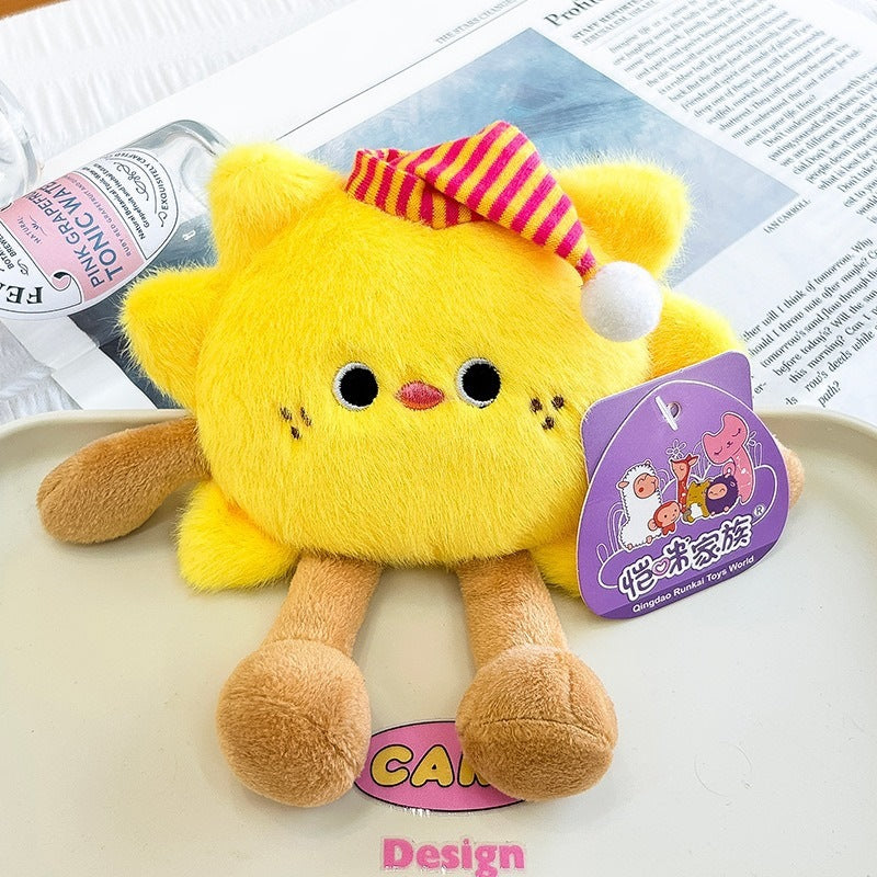 Whimsical Plush Fridge Magnets, 15 cm Soft Animal, Ocean, Food and Celestial Designs for Playful Kitchen Decor
