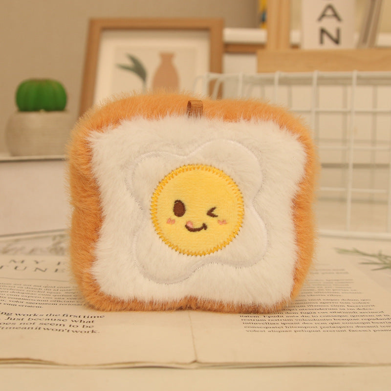 Mini Food Plush Bag Charm, 10 cm Cute Dessert and Snack Keychain for Backpacks, Handbags and Playful Gifts