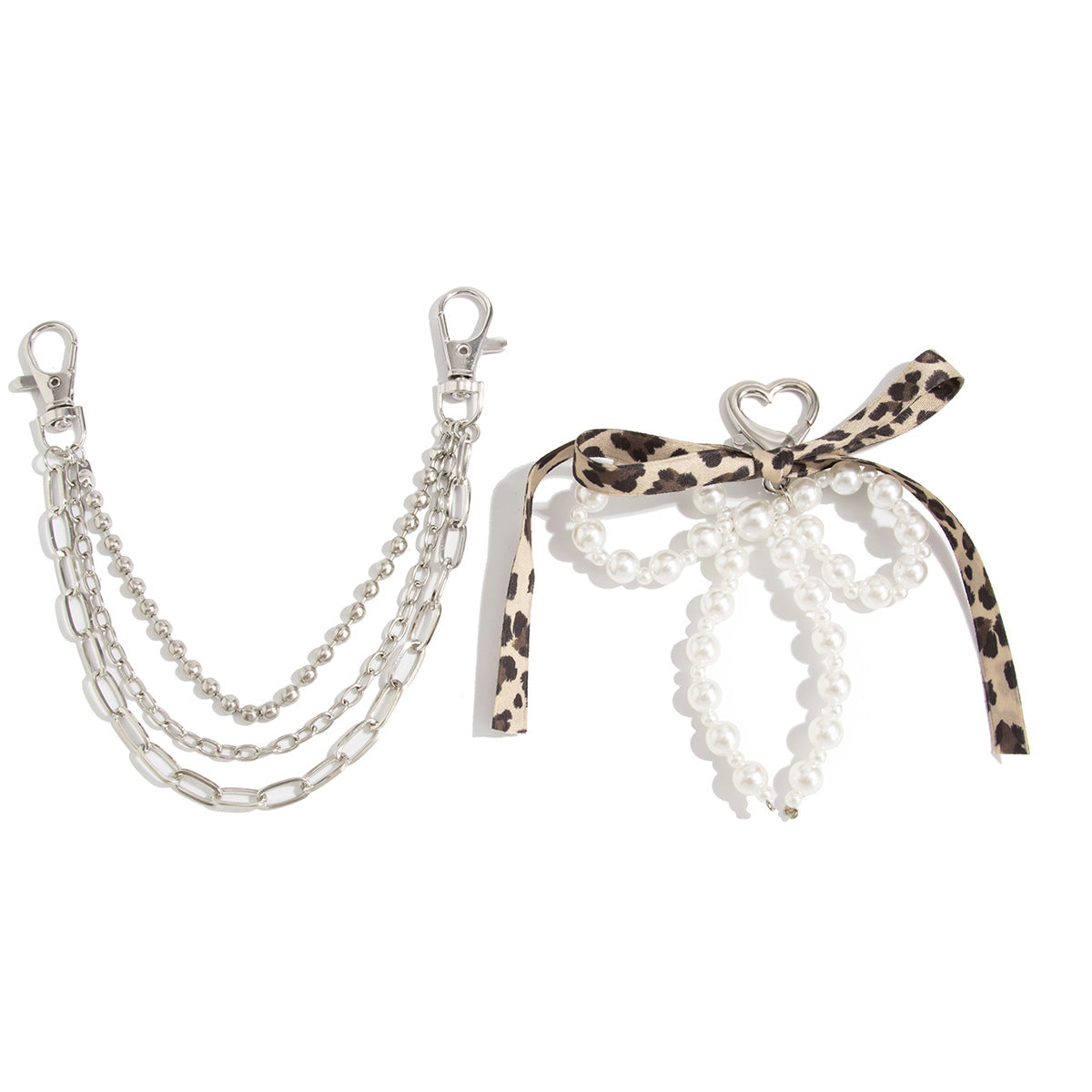 Edgy Handmade Metal Chain Charm | Trendy Minimalist Pendant for Stylish Bags & Effortless Looks