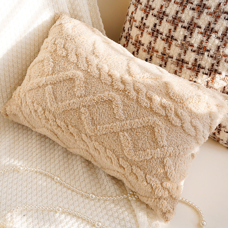 Vintage Cream and Brown Pillow Covers, Rose, Tufted and Geometric Designs for Sofas and Cozy Bedrooms