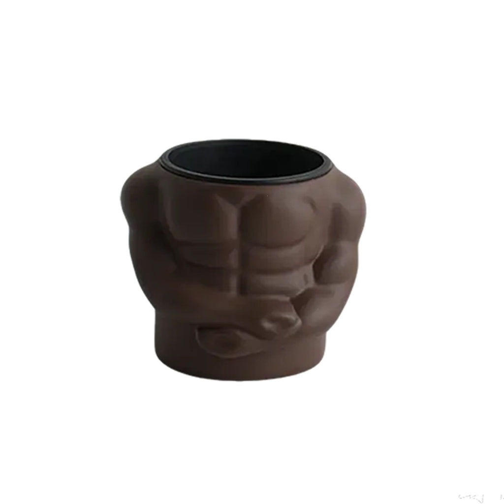 Sculptural Torso Pen Holder, Playful Abs-Shaped Desktop Organizer for Pens, Brushes and Creative Workspaces