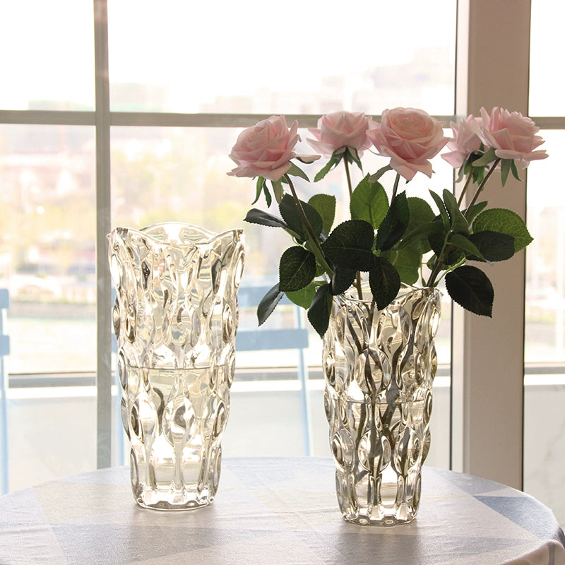 Handmade flower vase with beautiful waist