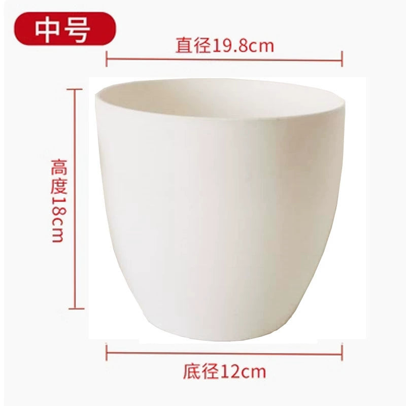 Horticultural flowers, green plant pots, frosted imitation stone flower pots, European resin flower pots, thickened, durable, environmentally friendly plastic flower pots