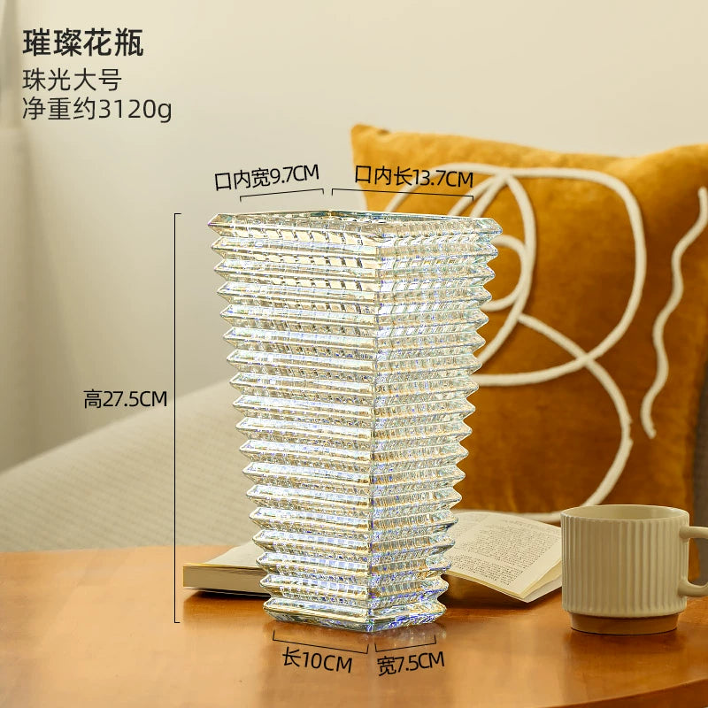 Crystal glass versatile relief