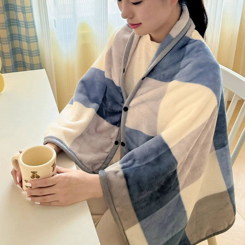German Precision Skin - Friendly Office Nap Air - Conditioned Shawl Blanket