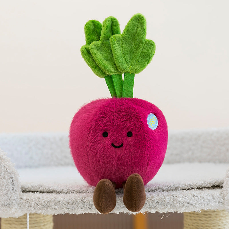 Cute Fruit and Vegetable Plush Toys, 18 Mini Stuffed Food Friends from Strawberry and Pineapple to Corn and Pumpkin for Playful Gifts