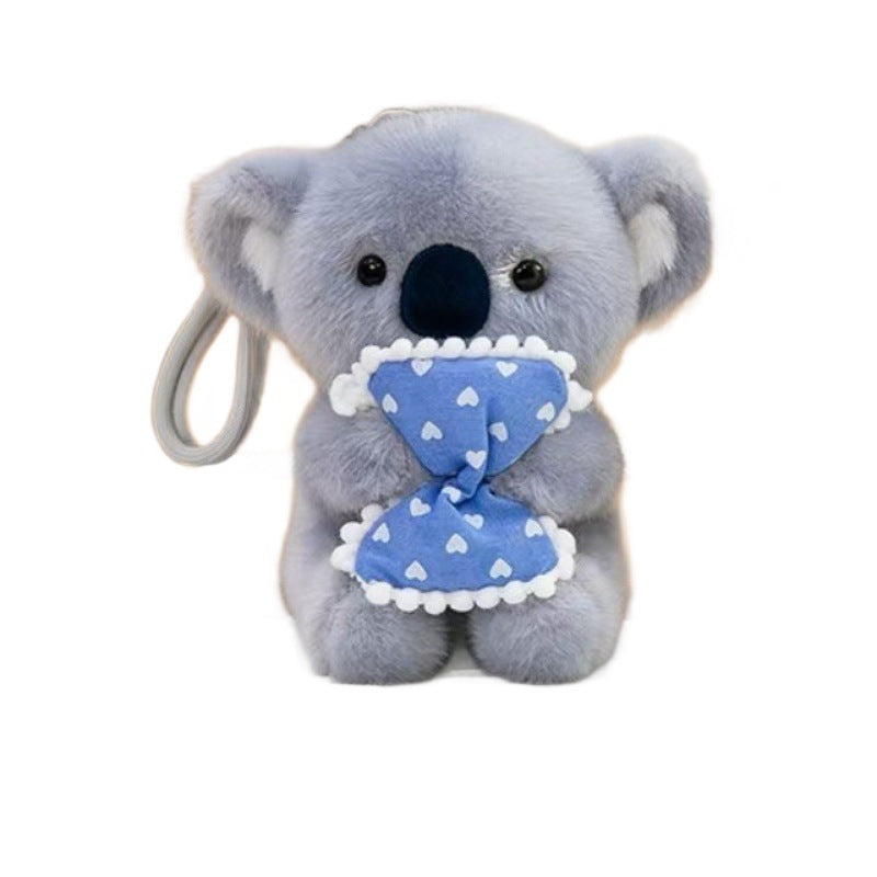 Mini Bedtime Koala Plush Charm, Star, Pillow or Pajama Style, Soft Animal Bag Accessory and Cozy Gift