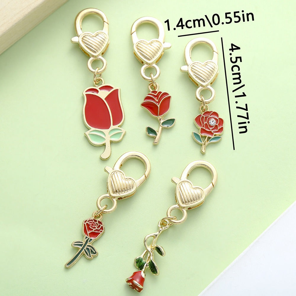 Handmade Enamel Flower Charmt