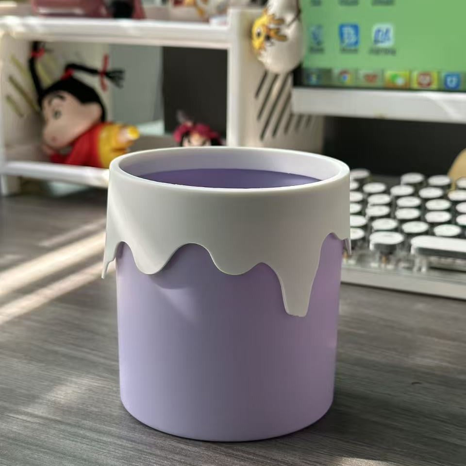 Playful Desk Pen Holder and Mini Organizer, Dino Egg, Drawer, Ice Cream and Cloud Styles for Pens, Brushes and Stationery
