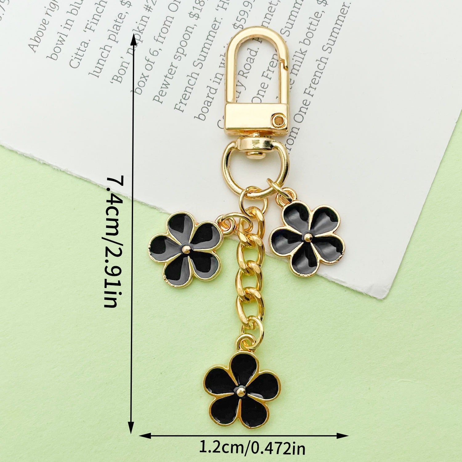 Handmade Enamel Flower Charmt