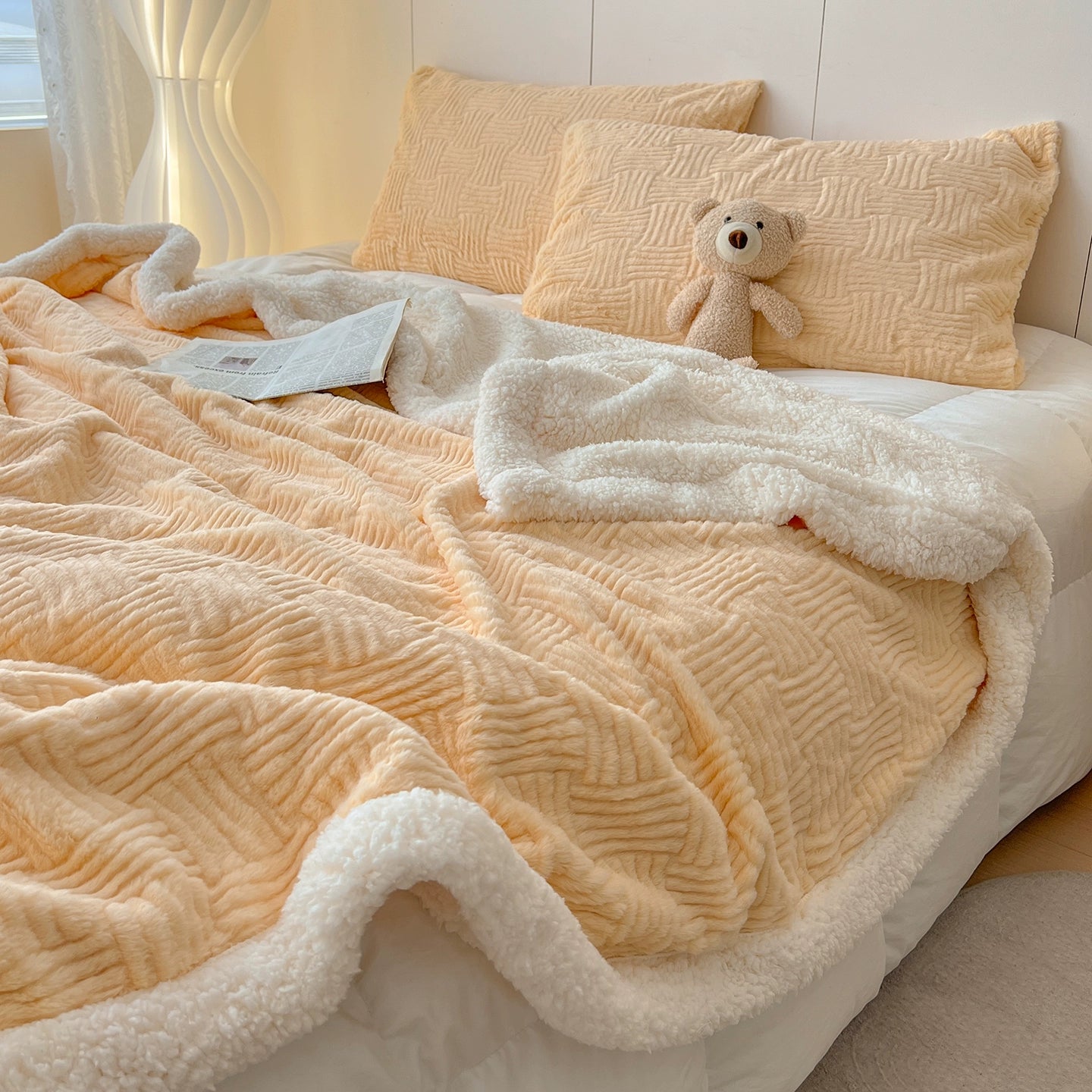 Cozy Double-Sided Fleece Blanket