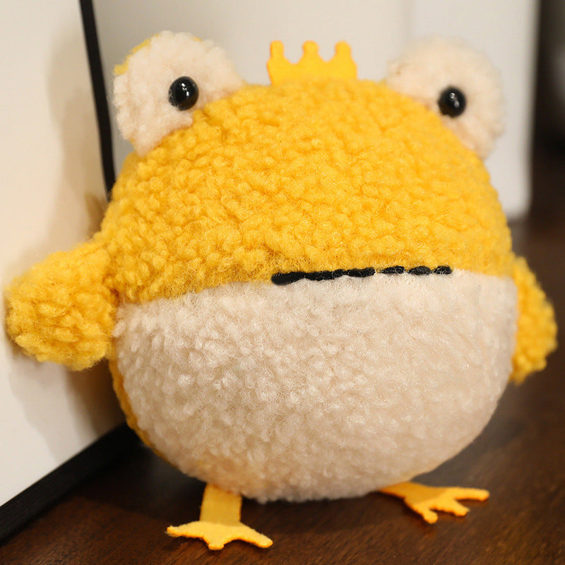 Mini Round Animal Plush Toys and Bag Charms, 10–15 cm Otter, Frog, Penguin, Pufferfish and More for Playful Gifts