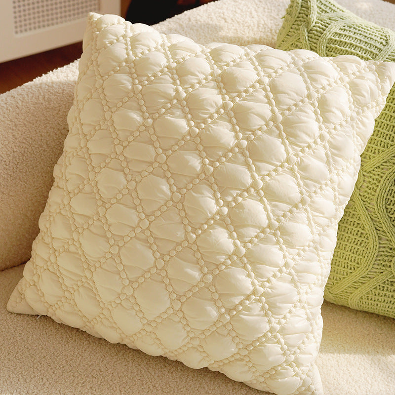 Green & Cream Decorative Pillow Covers, Botanical, Equestrian and Textured Designs for Sofas and Cozy Bedrooms