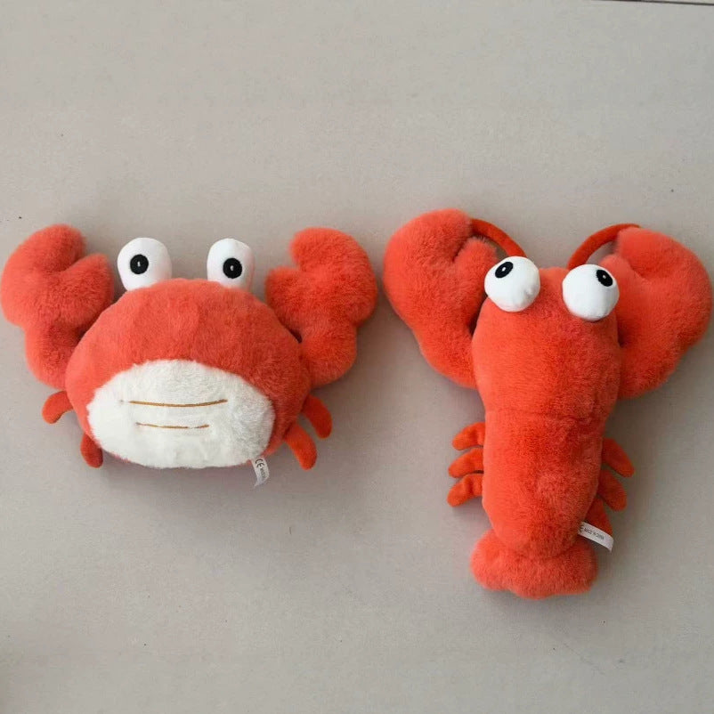 Lobster and Crab Plush Toys, 29 cm Ocean Animal Stuffed Friends for Cozy Rooms and Playful Gifts
