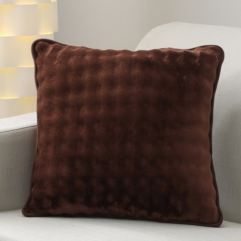 Textured Bubble Plush Pillow Cover in Seven Colors, Soft Decorative Cushion Cover for Cozy Sofas, Bedrooms and Reading Corners