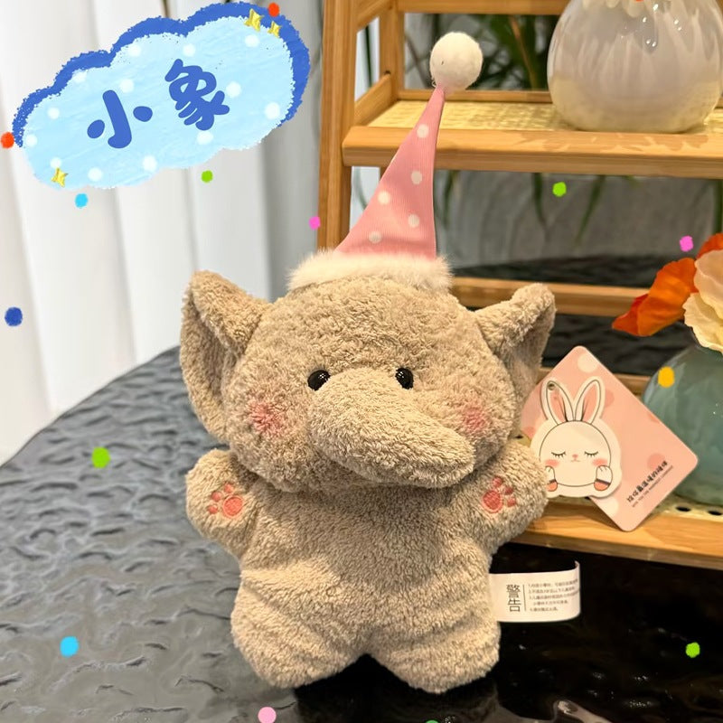 Mini Goodnight Animal Plush Toy, 16 cm Soft Beanbag Desk Companion for Cozy Bedrooms, Reading Nooks and Thoughtful Gifts