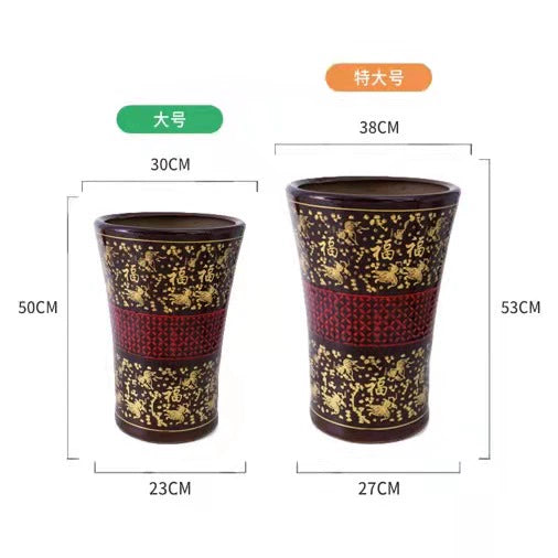 Modern minimalist paradise bird landing tall flowerpot