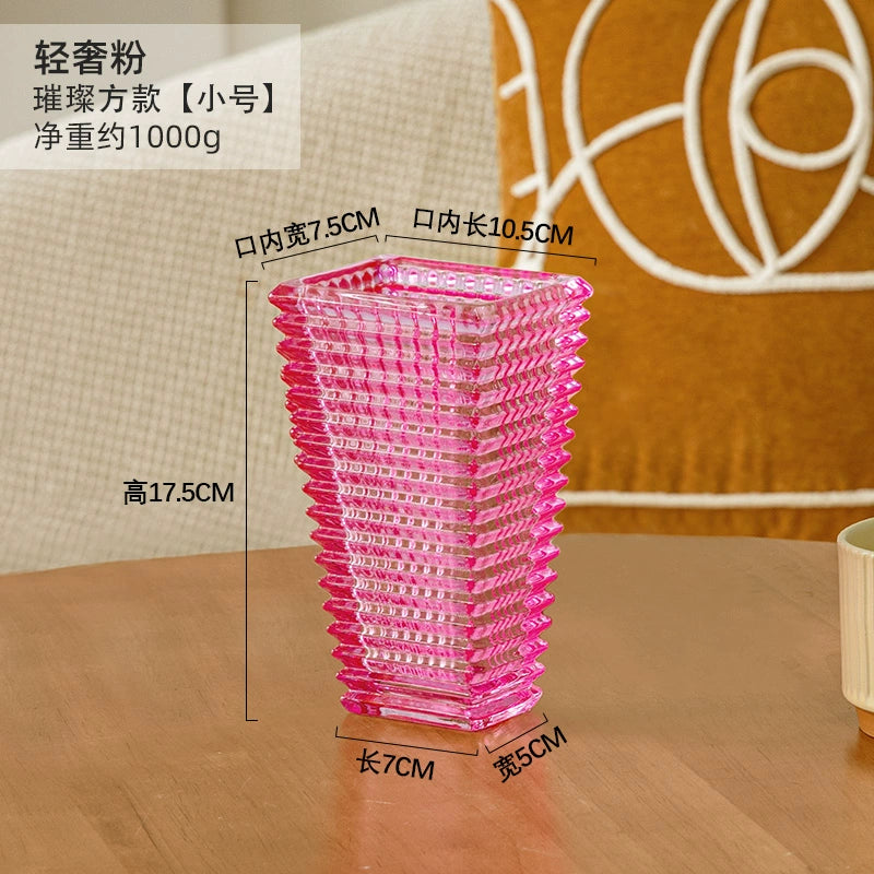 Crystal glass versatile relief
