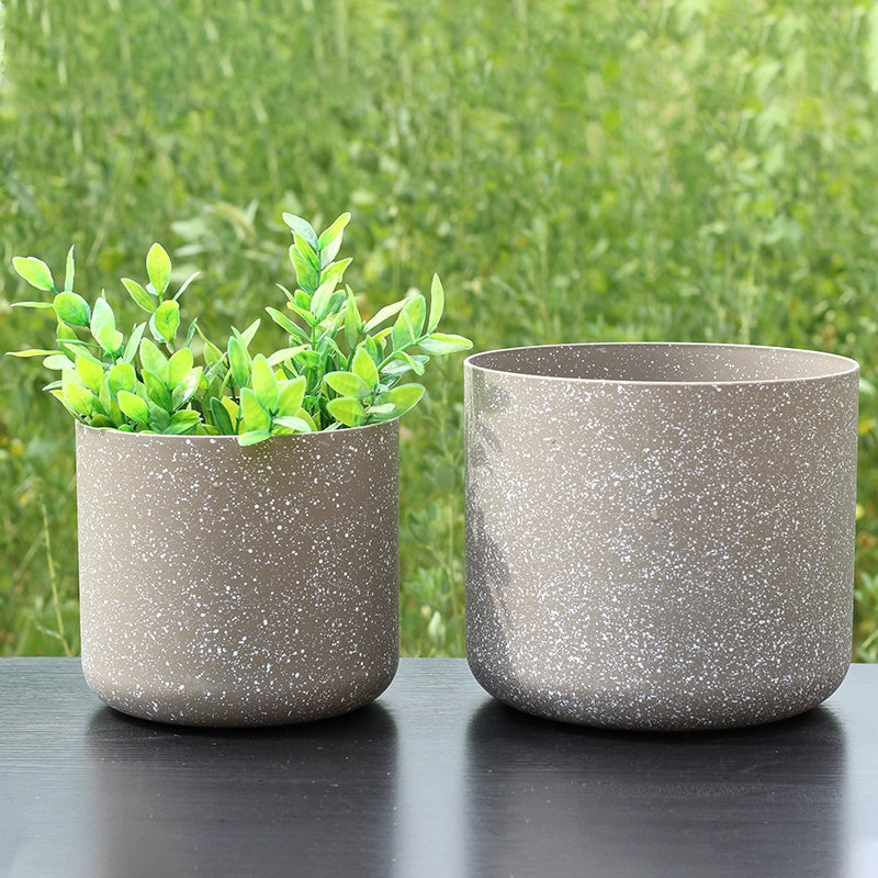 Horticultural flowers, green plant pots, frosted imitation stone flower pots, European resin flower pots, thickened, durable, environmentally friendly plastic flower pots