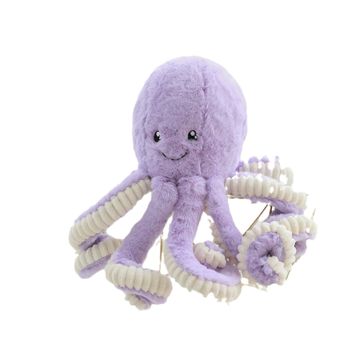Curly Tentacle Octopus Plush Toy, 18 cm Soft Sea Creature in Five Colors for Cozy Shelves and Ocean Gifts