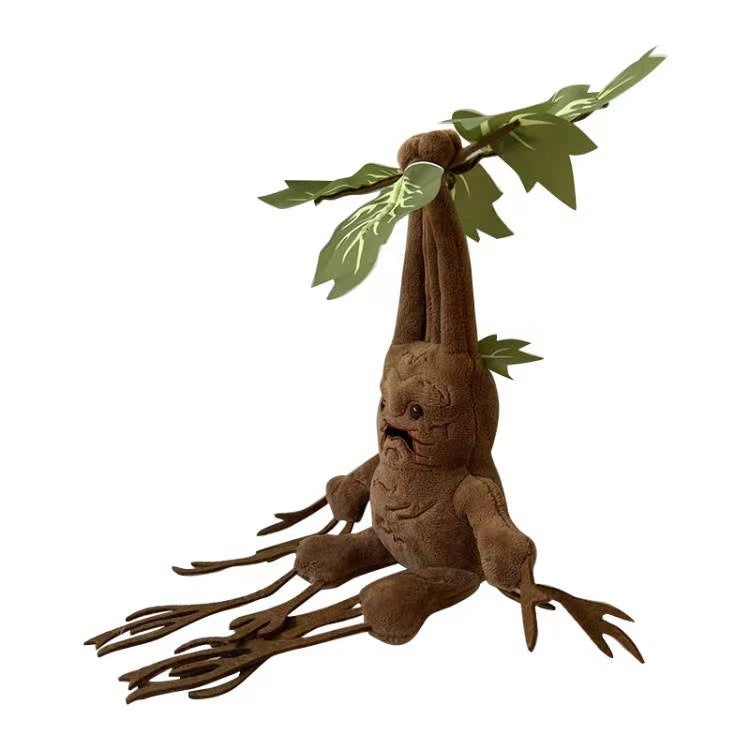 Mandrake Root Plush Toy (Harry Potter Inspired) – Soft Stuffed Figure with Plush Pot
