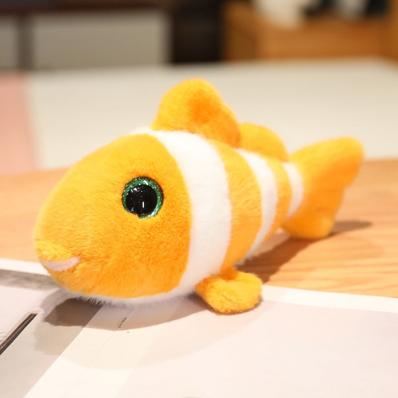 Whimsical Tropical and Ocean Plush Toys, 7–30 cm Fruit, Sea Animal and Seaside Friends for Cozy Gifts and Playful Decor