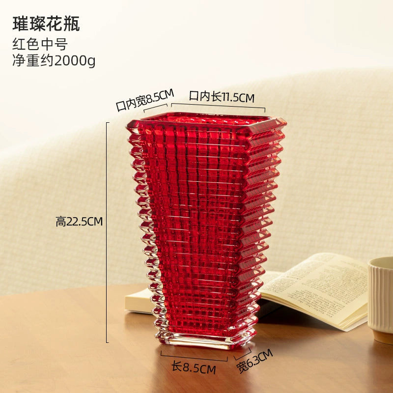 Crystal glass versatile relief