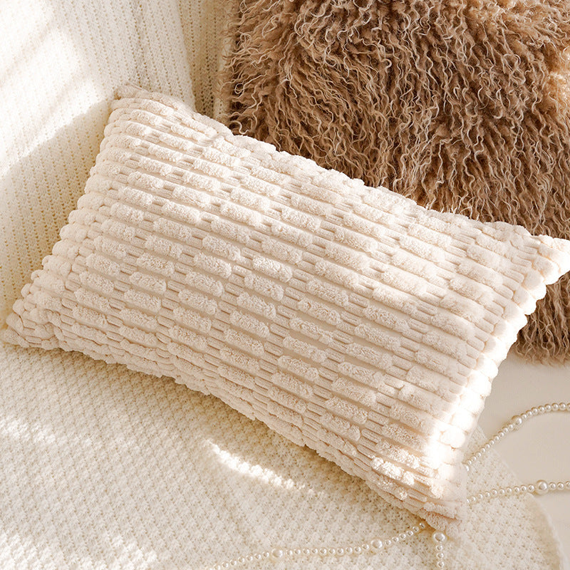 Warm Neutral Textured Pillow Covers, Dandelion, Moroccan Floral and Tufted Designs for Cozy Sofas and Bedrooms