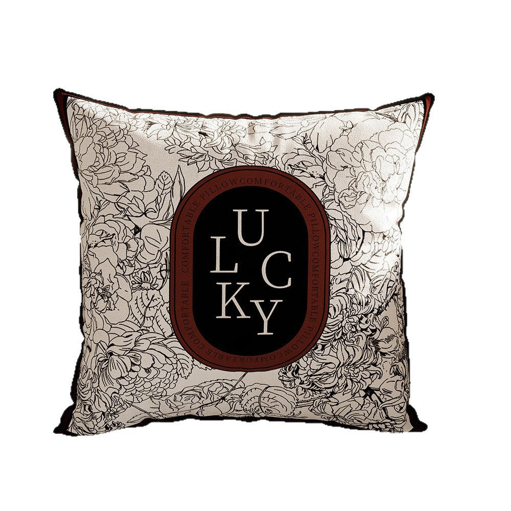 Black and White Botanical & Stripe Pillow Covers, Double-Sided Printed Decorative Cushion Covers for Sofas, Bedrooms and Cozy Living Rooms