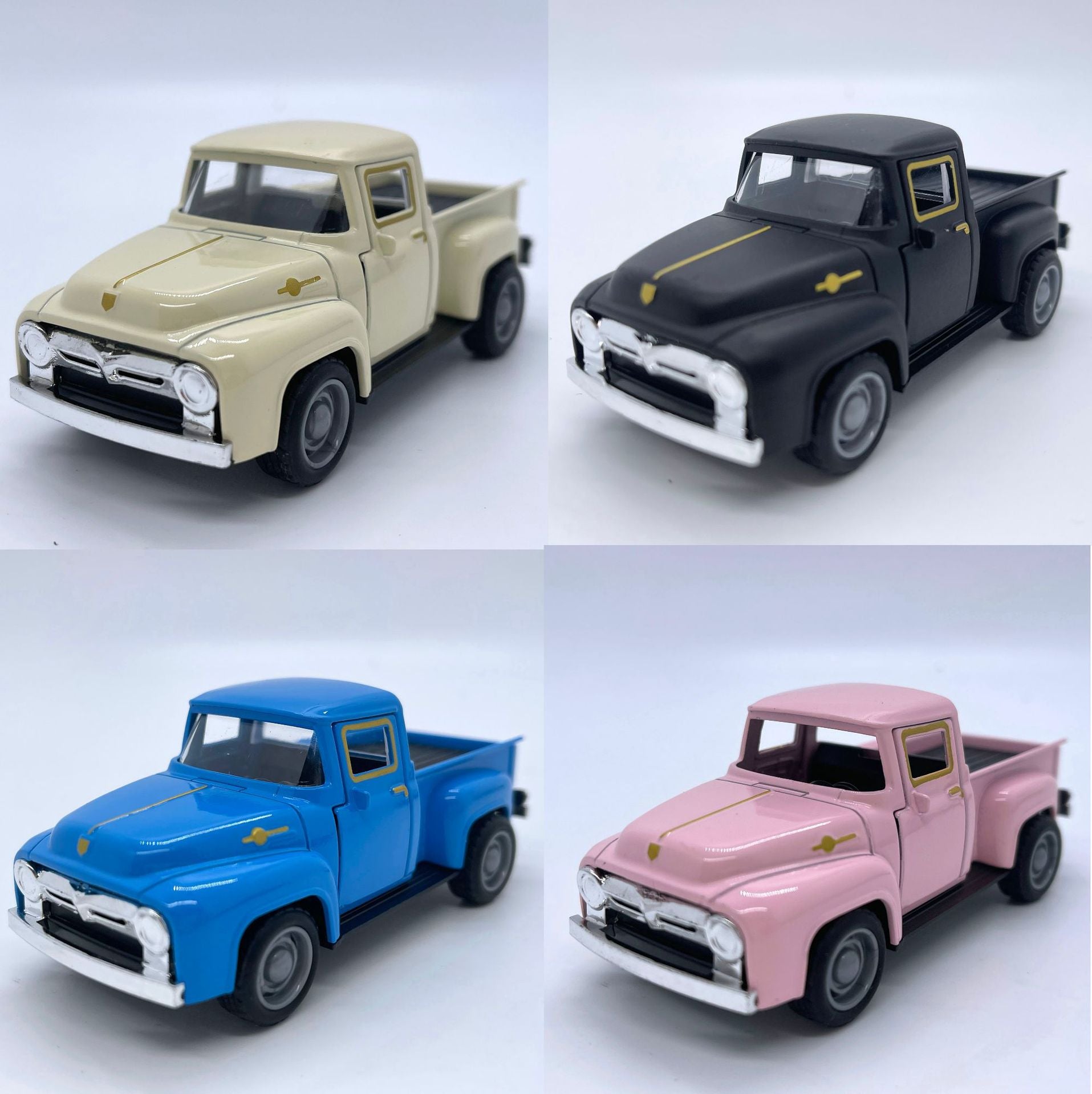 Vintage Alloy Pickup Truck Model – 1:32 Die-Cast Mini Car for Collectors & Home Decor