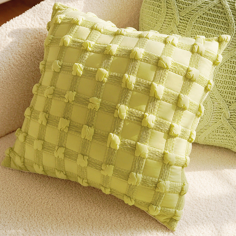 Green & Cream Decorative Pillow Covers, Botanical, Equestrian and Textured Designs for Sofas and Cozy Bedrooms