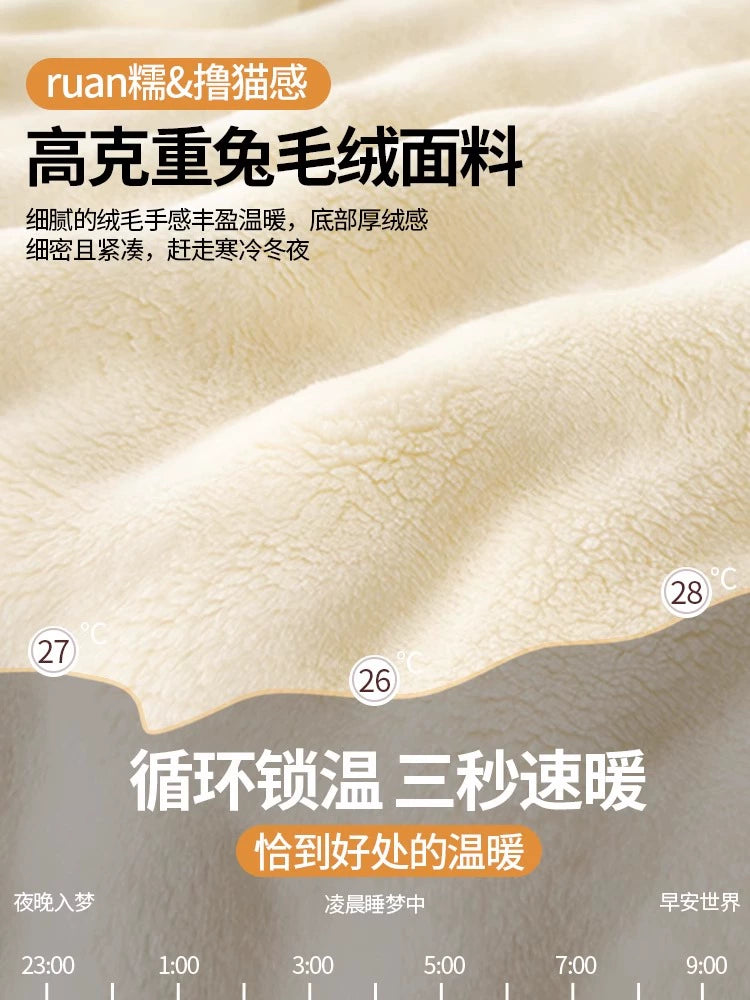 Handmade Rabbit - Fur Baby Blanket