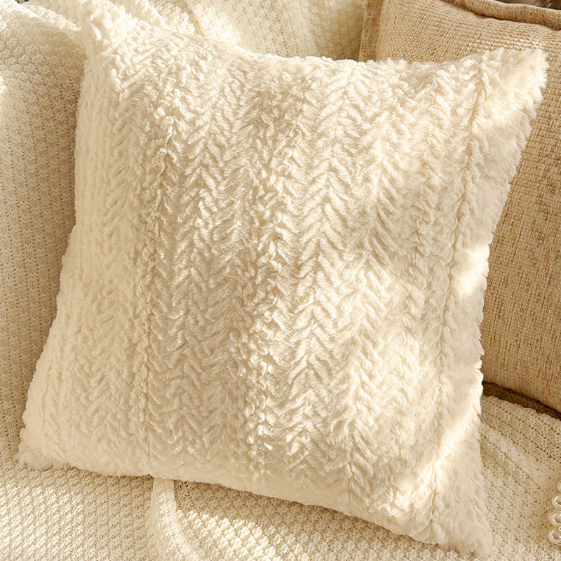 Brown Leaf and Butterfly Pillow Covers, Warm Neutral Textured Designs for Cozy Sofas and Bedrooms