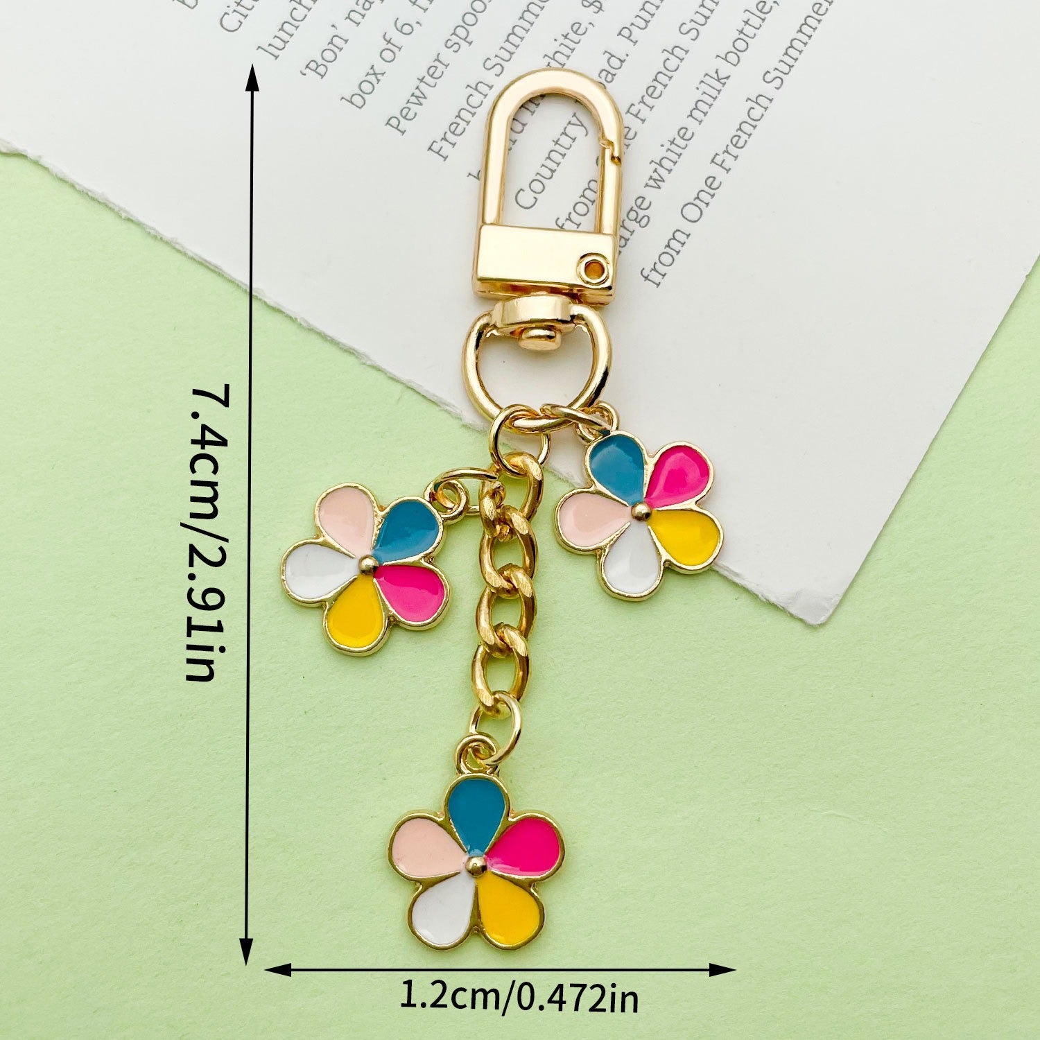 Handmade Enamel Flower Charmt