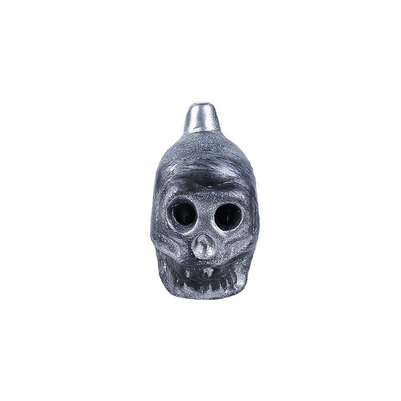 Aztec Death Whistle (Multiple Styles) – Handmade Clay Skull Ghost Whistle with Loud Penetrating Sound
