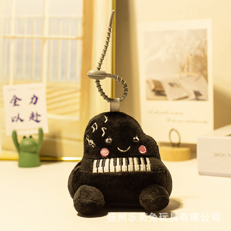 Mini Musical Instrument Plush Toys and Bag Charms, Soft Guitar, Piano, Guzheng and More for Music Lovers, 10–30 cm
