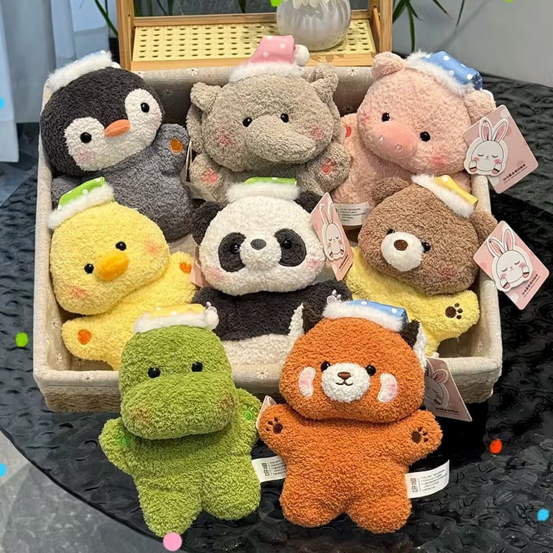 Mini Goodnight Animal Plush Toy, 16 cm Soft Beanbag Desk Companion for Cozy Bedrooms, Reading Nooks and Thoughtful Gifts