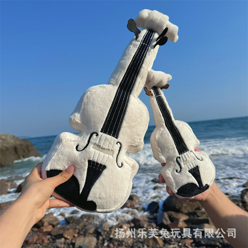 Mini Musical Instrument Plush Toys and Bag Charms, Soft Guitar, Piano, Guzheng and More for Music Lovers, 10–30 cm
