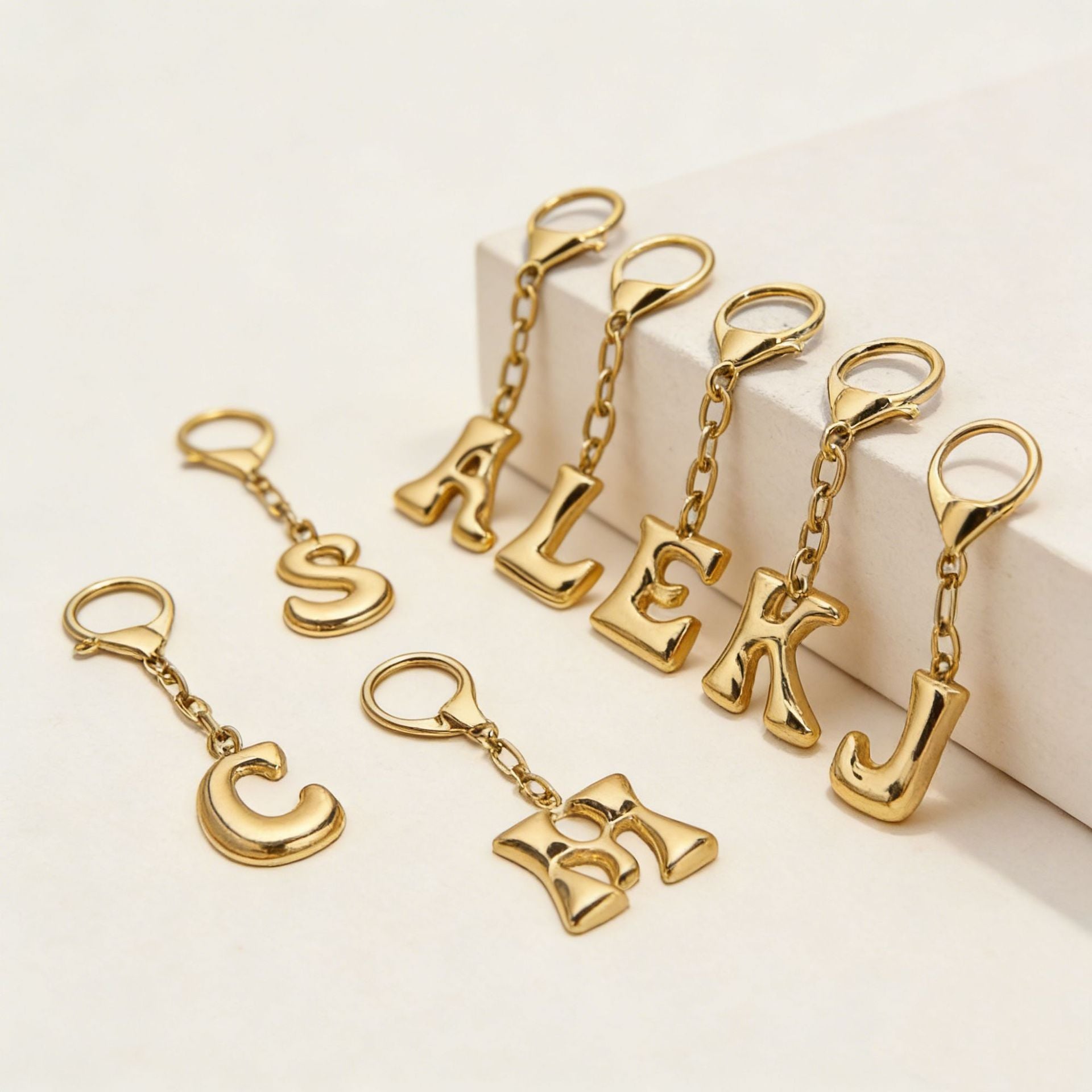 Metal letter pendant