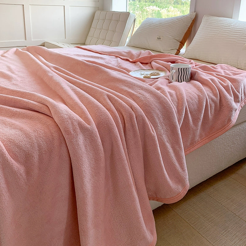 Handmade thickened milk velvet air conditioning blanket