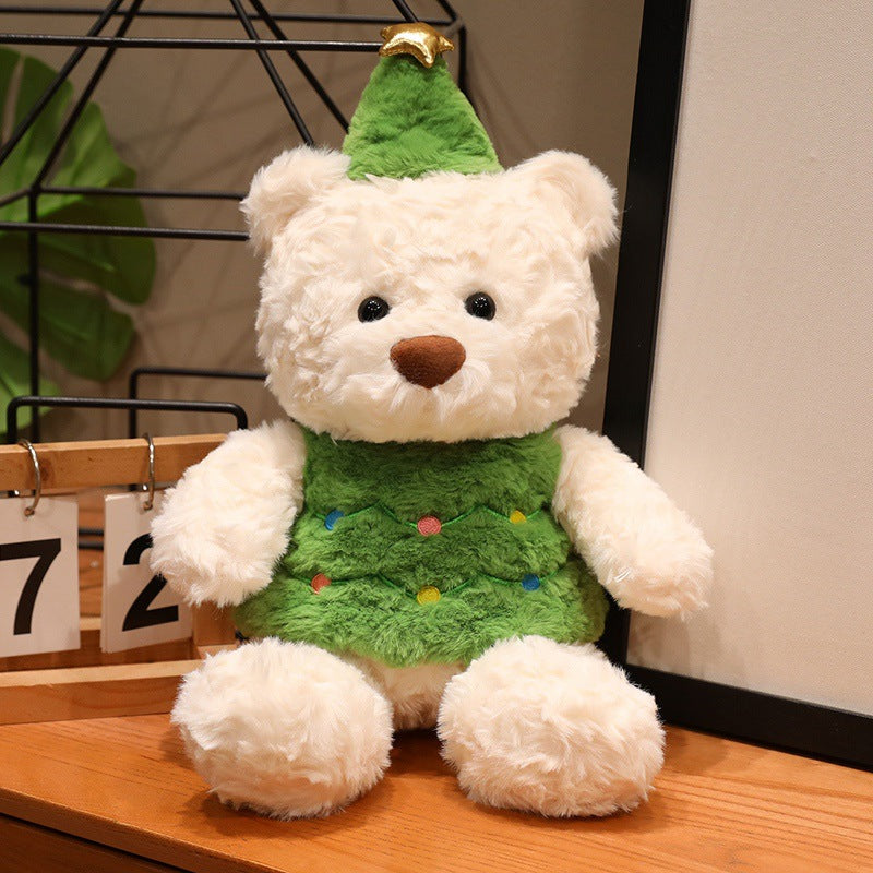 Christmas Teddy Bear Plush Toy, Festive Holiday Stuffed Bear in 18, 23 or 26 cm for Cozy Rooms and Thoughtful Gifts