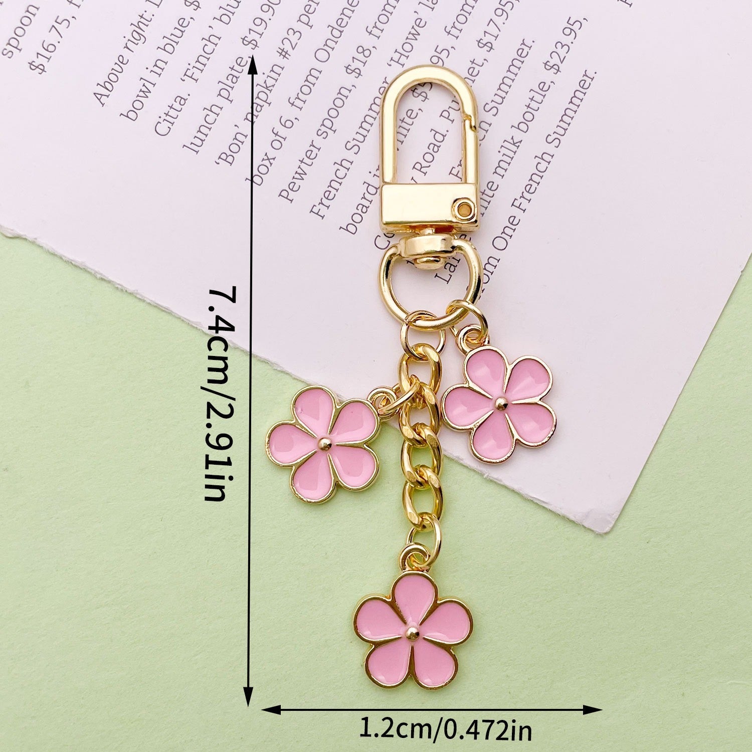 Handmade Enamel Flower Charmt